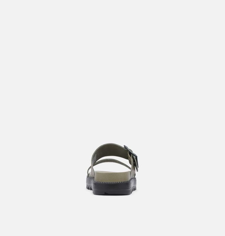 Sorel Dam Slides Olivgröna - Roaming™ Buckle - PGN-371084